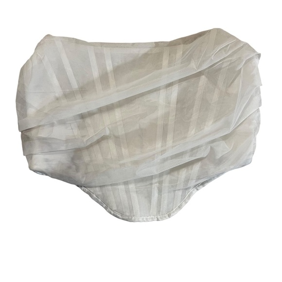 NWT REVOLVE SUPERDOWN Savannah Corset Top in White Large Bachelorette Bride - Picture 7 of 15